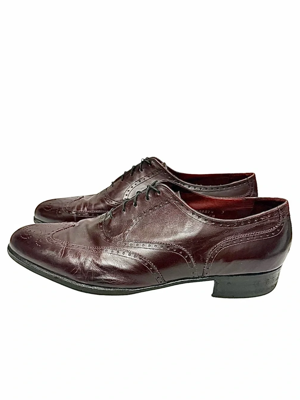Florsheim Royal Imperial Oxblood Wingtip Dress Shoes Men’s 11D